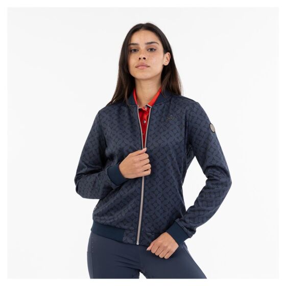Anky Printed Bomber Jacket Mood Indigo