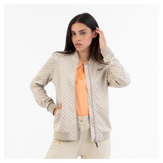 Anky Printed Bomber Jacket Island Fossil