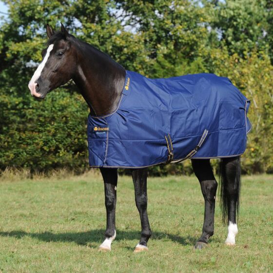 Bucas Irish Turnout Regendeken 50gr Navy/Goud