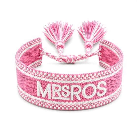 MrsRos Signature Armband Roze