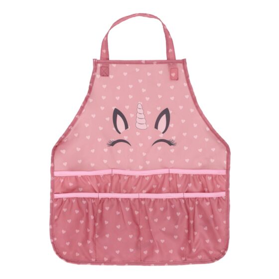 QHP Poetsschort Unicorn Roze