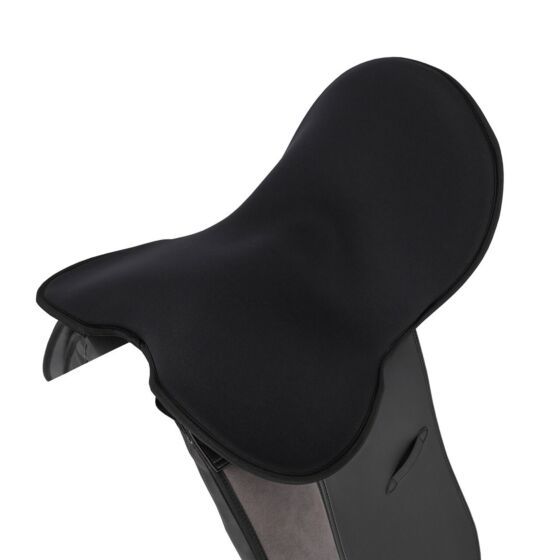 QHP Zadelzitting Overtrek Memory Foam Zwart