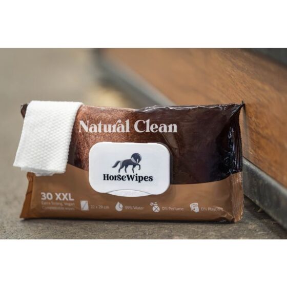 Natural Clean Horse Wipes 30 XXL