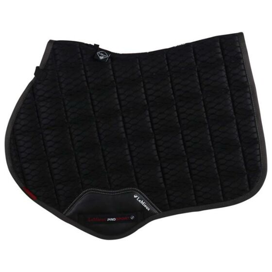 Le Mieux Zadeldek Veelzijdig Carbon Mesh Air zwart