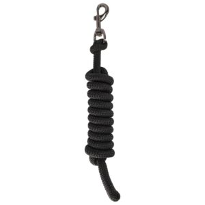 QHP Halstertouw Met Afneembare Clip Zwart