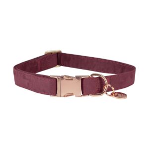 Horka Hondenhalsband Velvet Deep Ruby