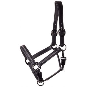 Harry's Horse Halster Leder Crystal Black-Gunmetal