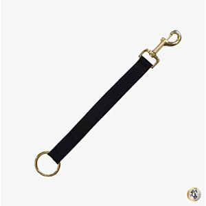 Kentucky Nylon Stalhouder Haak met Ring zwart