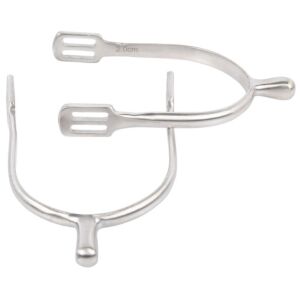 Harry's Horse Damessporen RVS Knop Geborsteld
