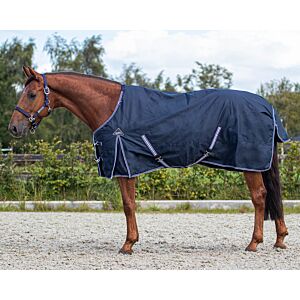 QHP Winterdeken Luxe 300gr Zonder Hals Navy