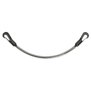 QHP Geplastificeerd Staartkoord Zwart