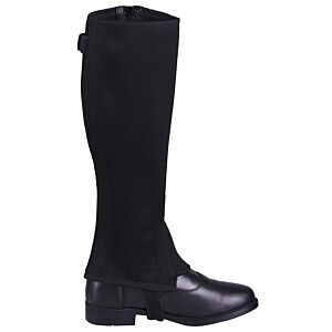 QHP Chaps Suede Adult Zwart