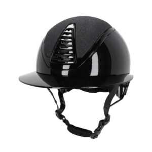 QHP Veiligheidscap Glendale Polo Visor Zwart