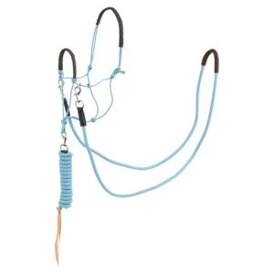 BR Touwhalster Set met Teugels Aquamarine