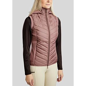 Montar Hybrid Bodywarmer Crystal Logo Dusty Rose
