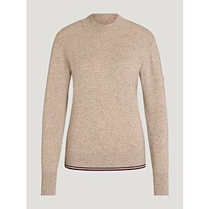 Tommy Hilfiger Pullover Ellery kasjmier Taupe
