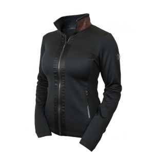 Equestrian Stockholm Fleece Jacket Mahogany