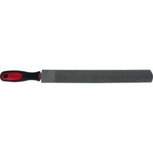 Ekkia Hoefvijl met Rubber Handvat zilver
