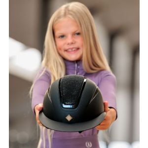 Imperial Riding Helmet Olania Deluxe Black Glitter