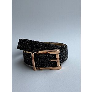 Kingsley Sporenriempjes Stardust Zwart/Rosegoud