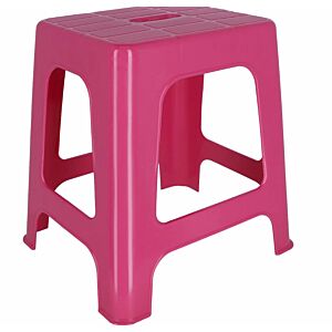 Hofman Opstap en Zit Krukje Roze