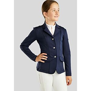 Montar Wedstrijdjas Met Strik En Crystals Navy