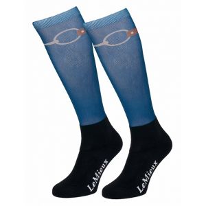 LeMieux Footies Socks Snaffle Marine