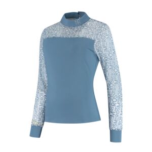 MrsRos Wedstirijdshirt Blush Noir LS Blauw