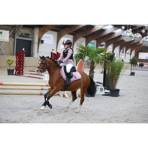 Mini Ros Wedstrijdjas Blush Noir Mesh Roze