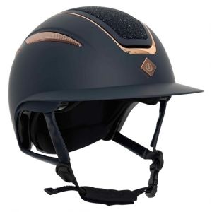 Imperial Riding Helmet Olania Deluxe Navy/Rosegold