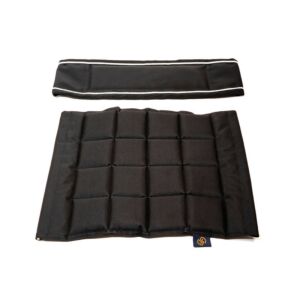 ONE Seat & Back Zwart/Zilver/Zwart