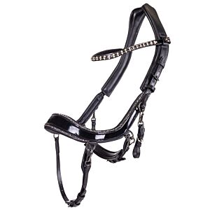 PresTeq Hoofdstel FaySport Glitter Zwart