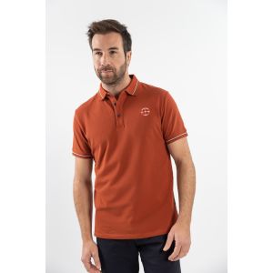 Harcour Heren Polo Pampelomme Terra Cotta