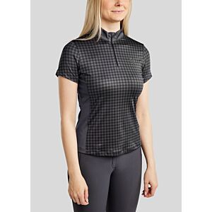 Montar Shirt Hannah Houndstooth Slate Grey