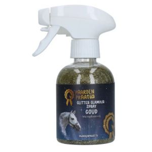 Hofman Paardenpraat Glitter Glamour Spray Goud