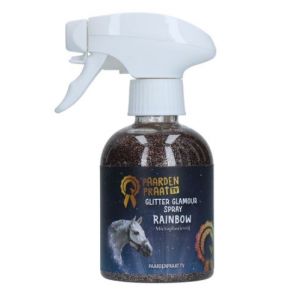 Hofman Paardenpraat Glitter Spray Rainbow