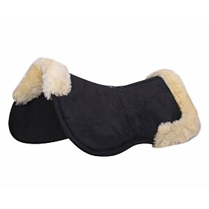 QHP Foam Onderlegger met Bont zwart