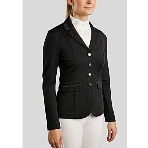 Rebel Wedstrijdjasje Met Zilver Crystal Zwart