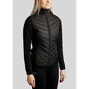 Montar Hybrid Jacket Met Crystal logo Zwart