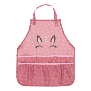 QHP Poetsschort Unicorn Roze
