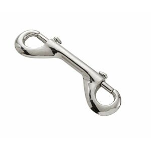 Shires Musketon Dubbele Knip rvs