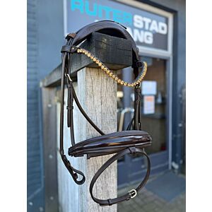 Utzon Trenshoofdstel Edinburgh Lak Neus Bruin/Goud