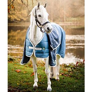 Horseware Eco Liner 100gr Teal Eco Print/Grijs