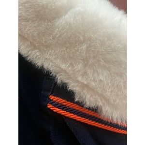 Equest Showdeken met Kraag navy/oranje