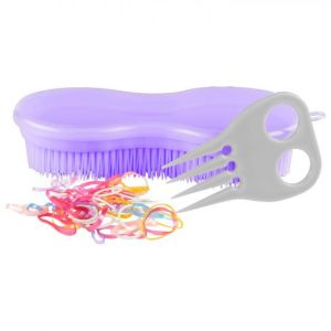 Imperial Riding Perfection Brush and Bands Purple