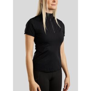 Montar Mozitta Trainingsshirt Zwart Met Crystal