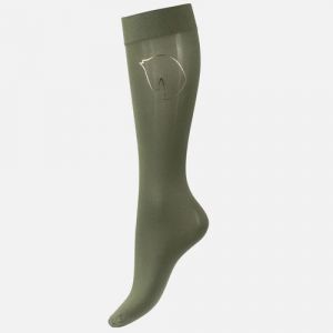 Horze Women's Socks Emblem Thin groen