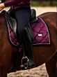 Equestrian Stockholm Zadeldek Dressuur Purple Gold