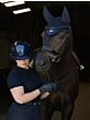 LeMieux Cap Verv Competition Gloss Navy