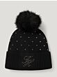 Tommy Hilfiger Muts Daly Pom Pom Strass Zwart